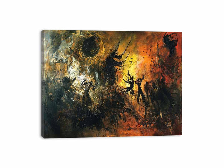 Lucifier in Hell  Canvas Print