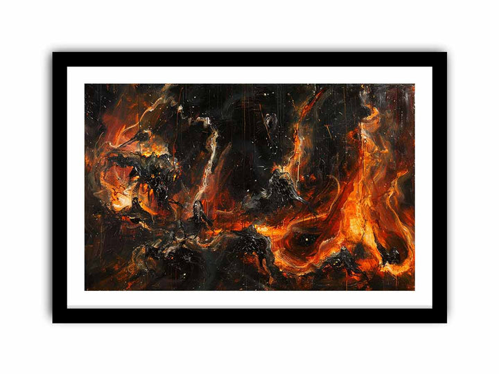 Lucifier in Hell   Art Print