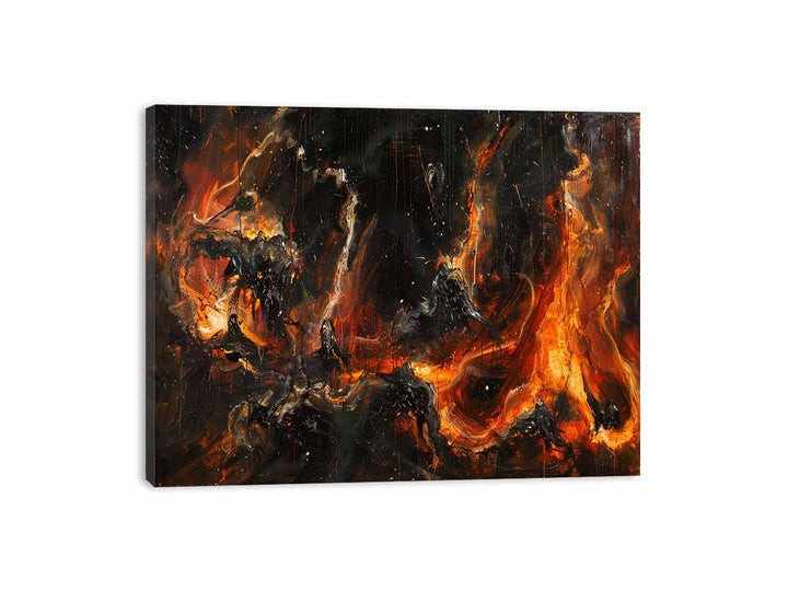 Lucifier in Hell  Canvas Print