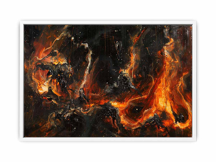 Lucifier in Hell  Framed Print