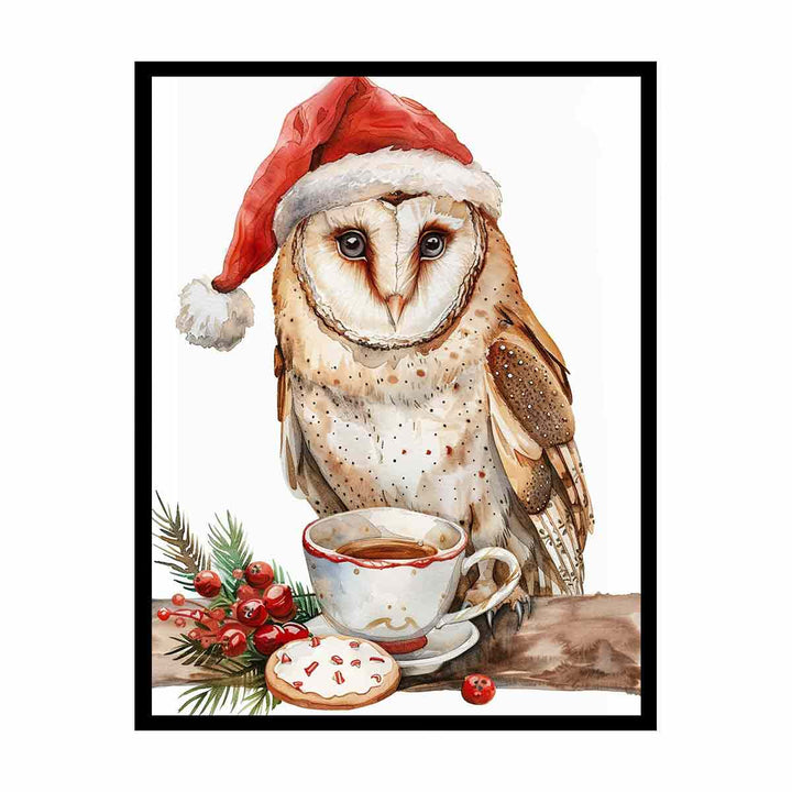 Festive Owl  Painting