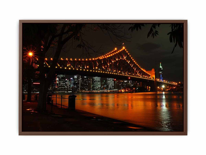 Story Bridge by Night   Poster