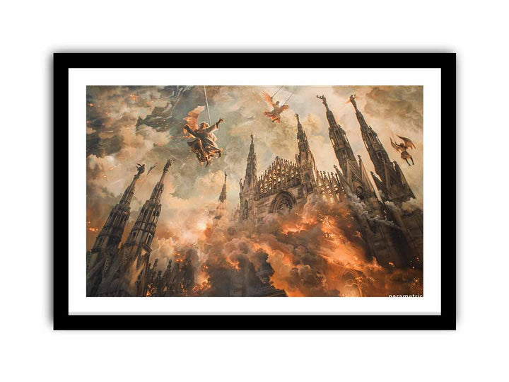 Fire demons  Art Print