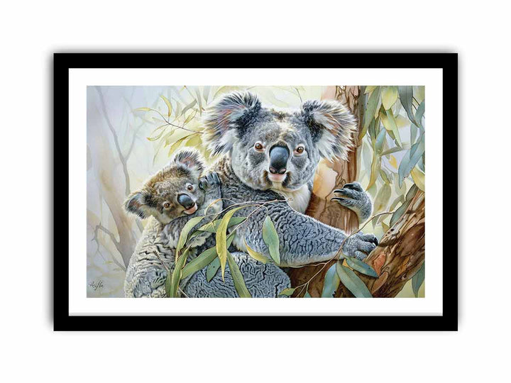 Koala Cute Baby  Art Print