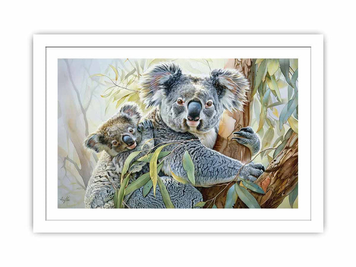 Koala Cute Baby Streched canvas