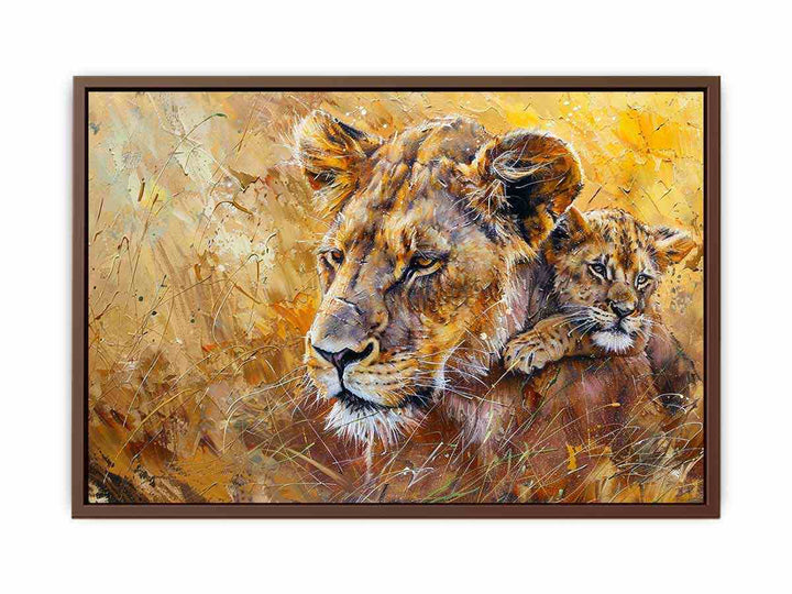 Lion Cute Baby   Poster