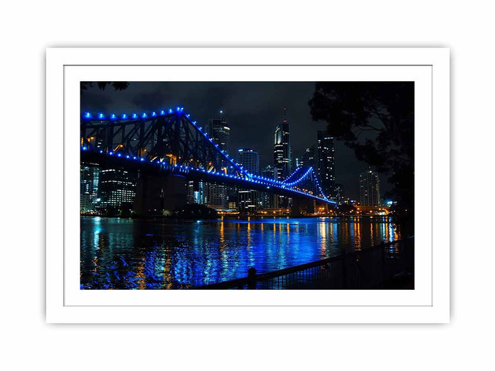 Story Bridge by Night  Streched canvas