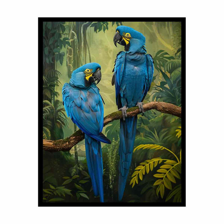 Blue Macaw  Painting