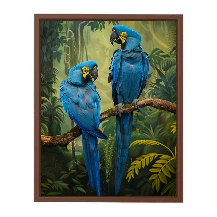 Blue Macaw  Poster