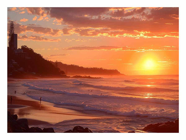 Sunset at Burleigh Heads