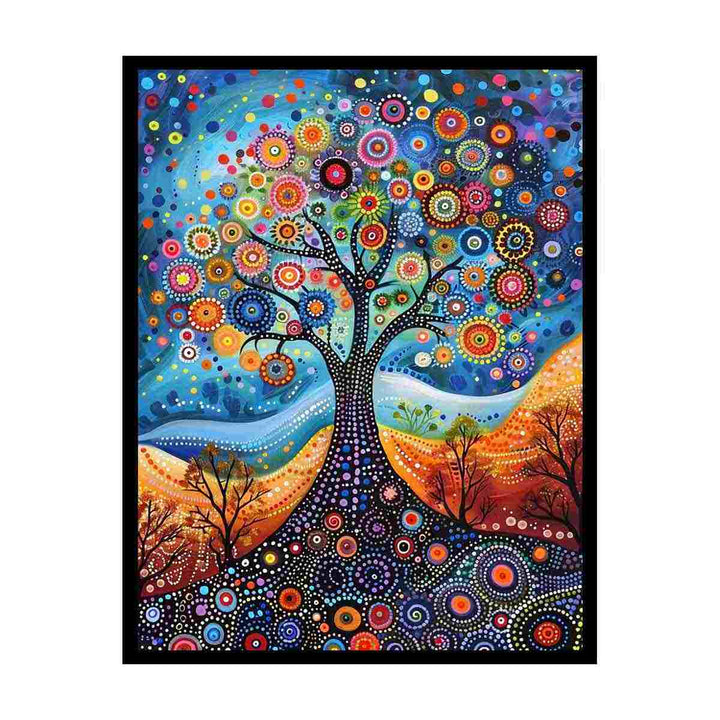 Dot Tree   Painting