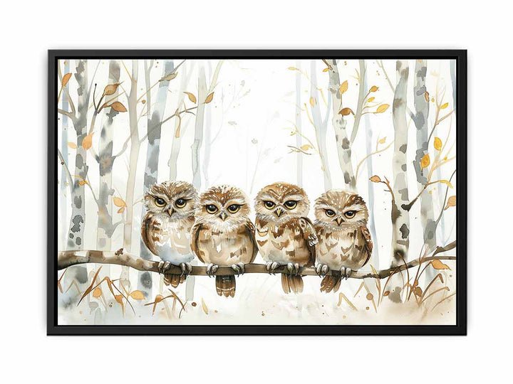 Owl Party  Painting