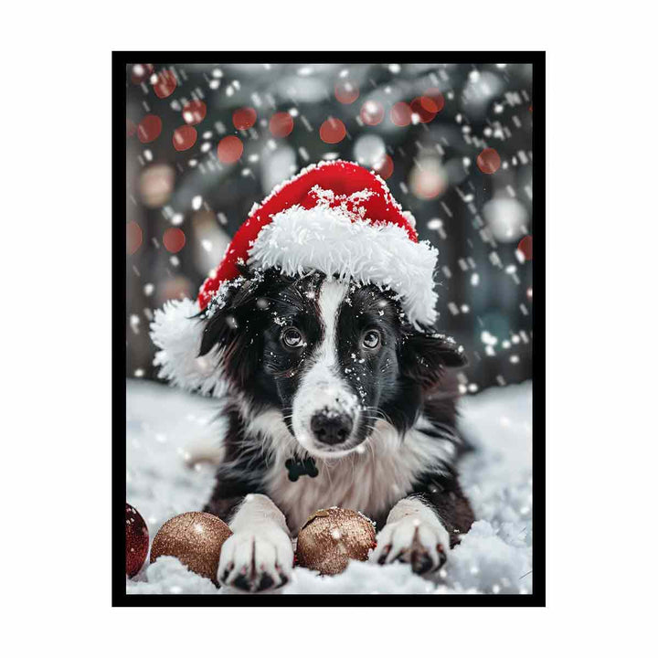 Festive Dog  Painting