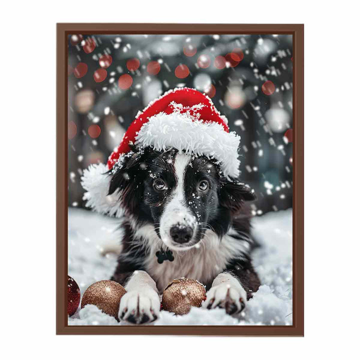 Festive Dog  Poster