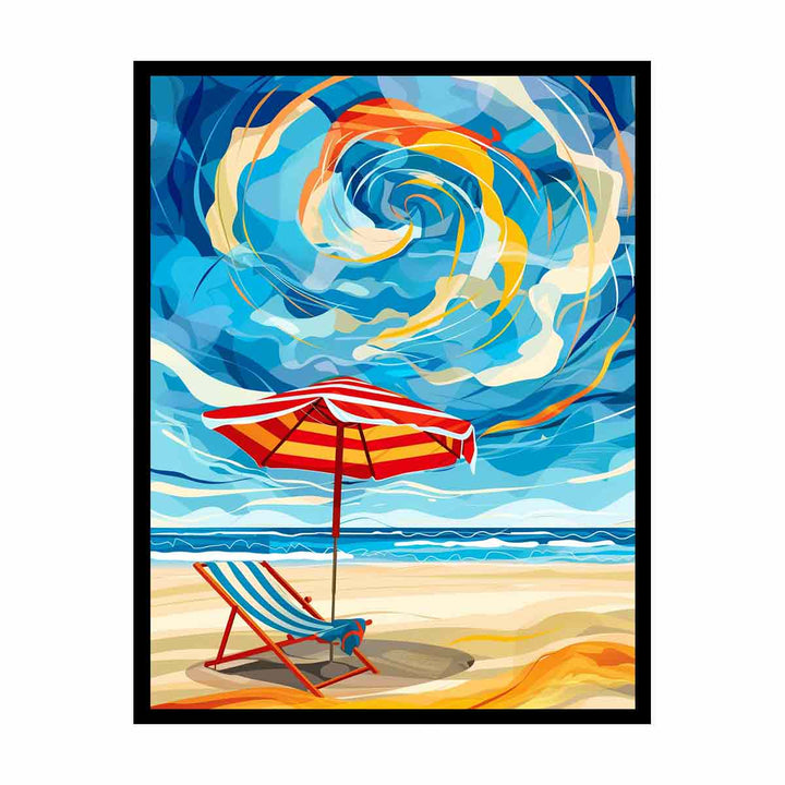 Beach Chair   Painting