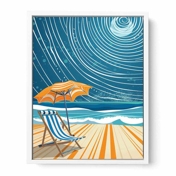 Beach Chair  Framed Print