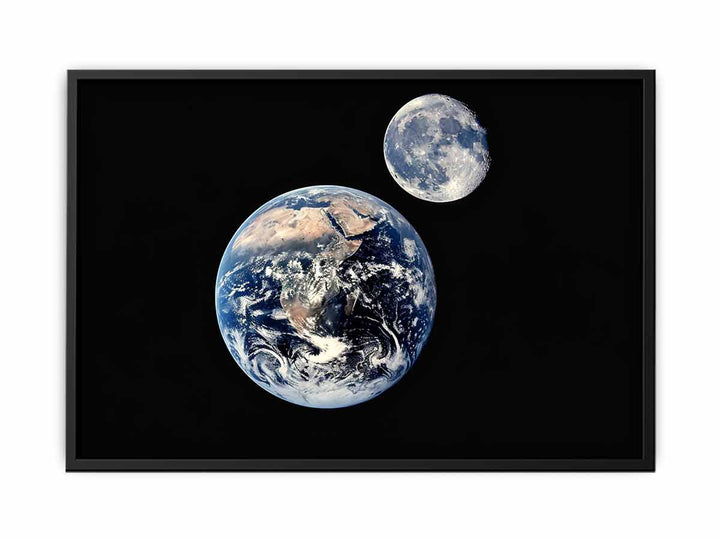 Moon & Earth   Painting