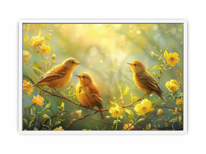 Spring Birds  Framed Print