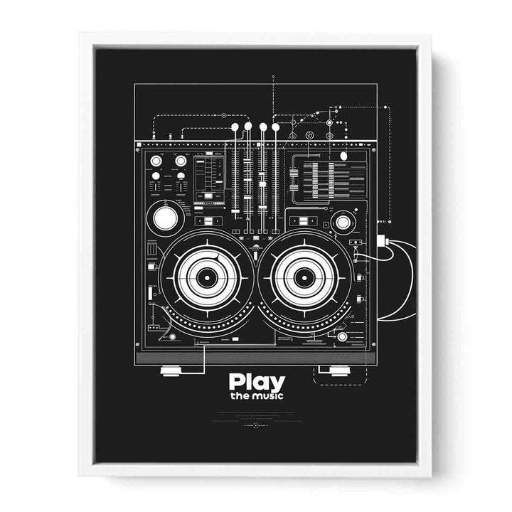 Play Music Framed Print