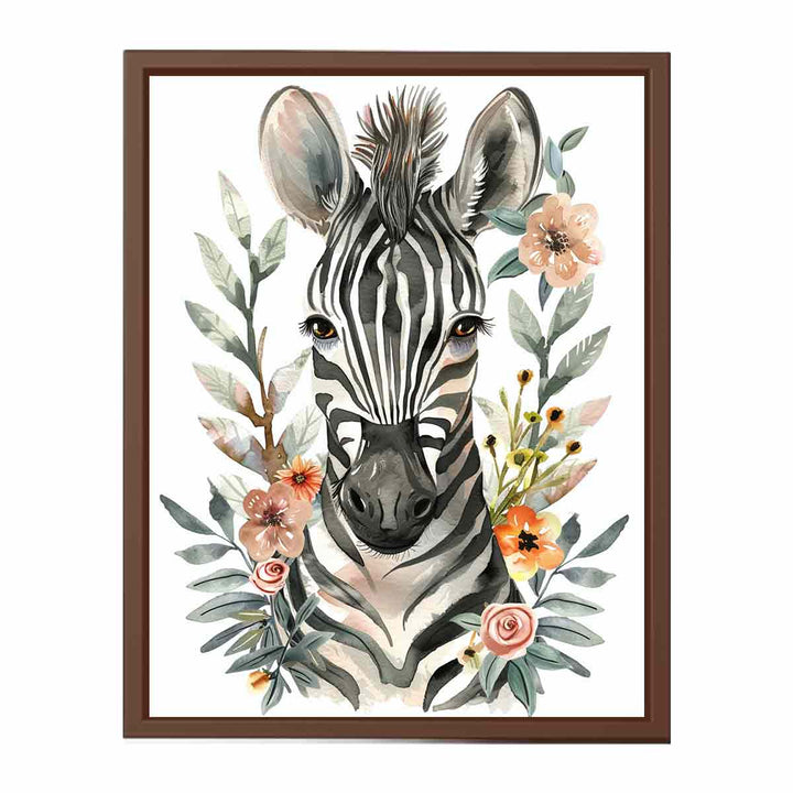 Cute Zebra  Poster