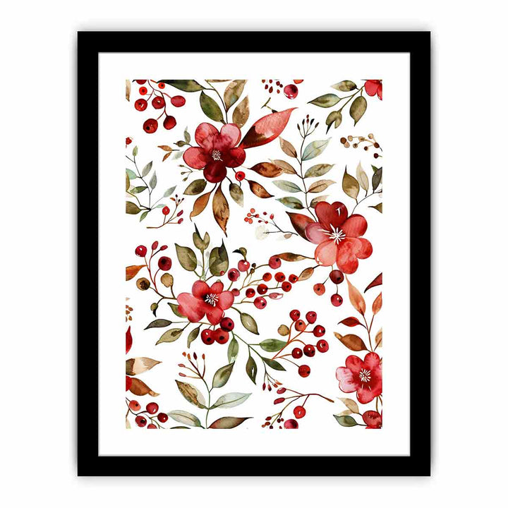 Watercolor Red  Art Print