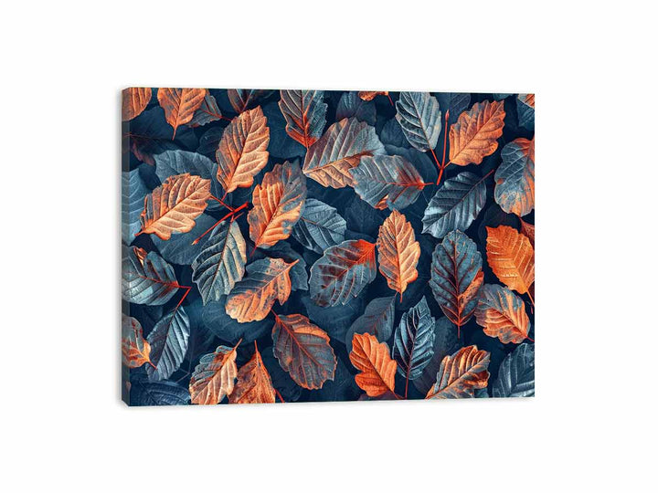 Winter Leaves Canvas Print