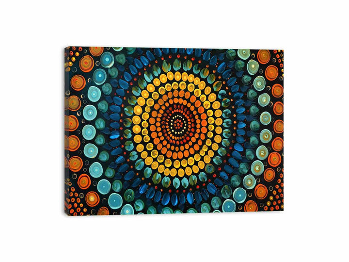 Colorful  Dots  Canvas Print