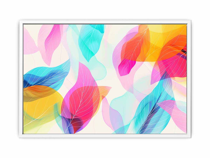 Abstract Leaves  Framed Print