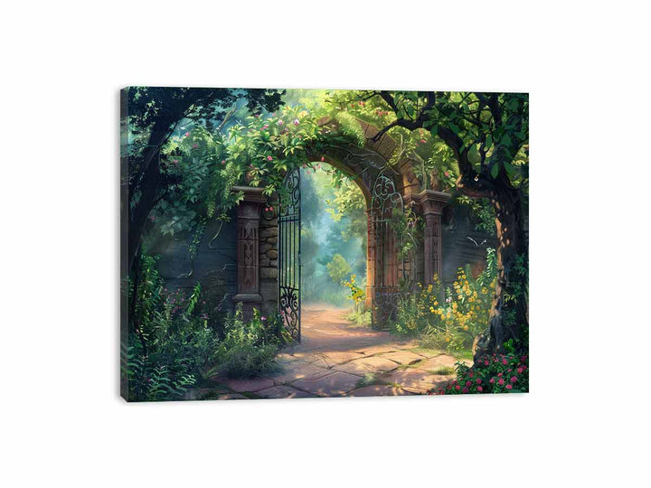 Garden Gate Canvas Print