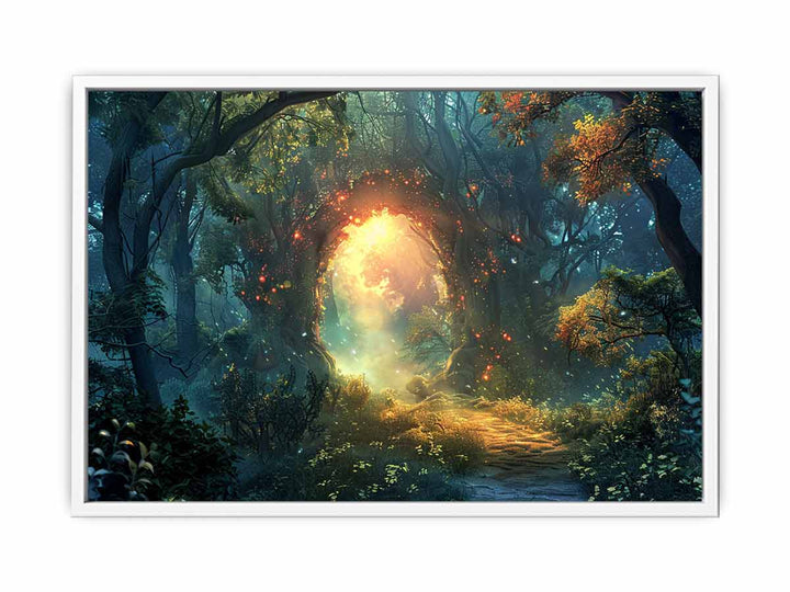 Mystical Forest  Framed Print