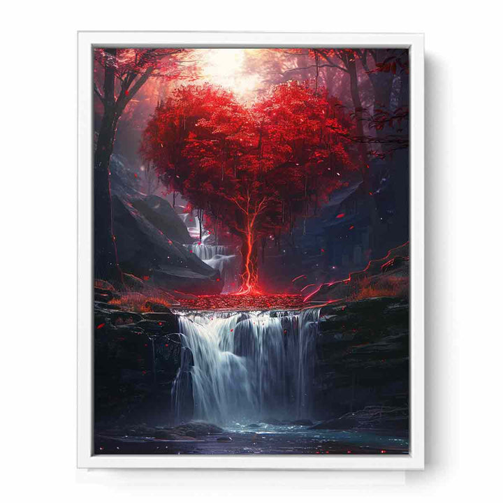 Heart Tree Framed Print