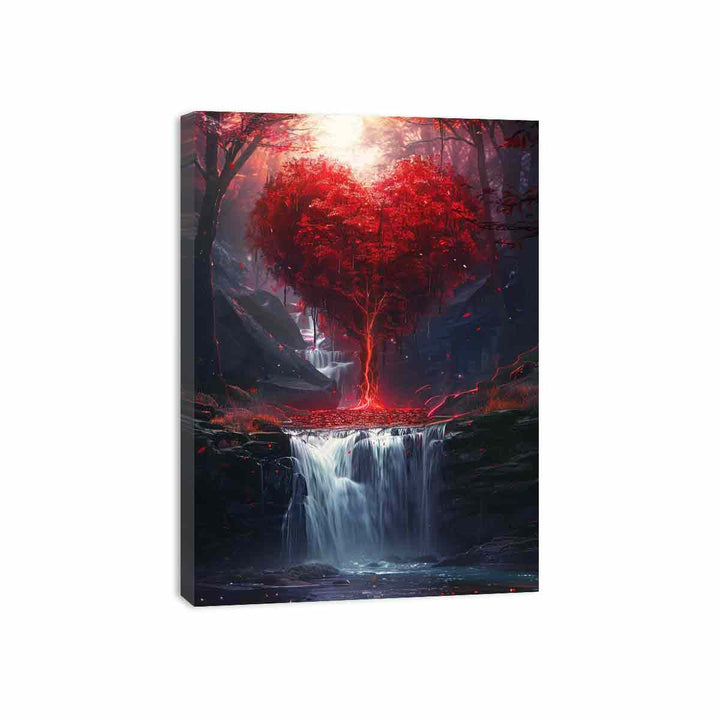 Heart Tree Canvas Print