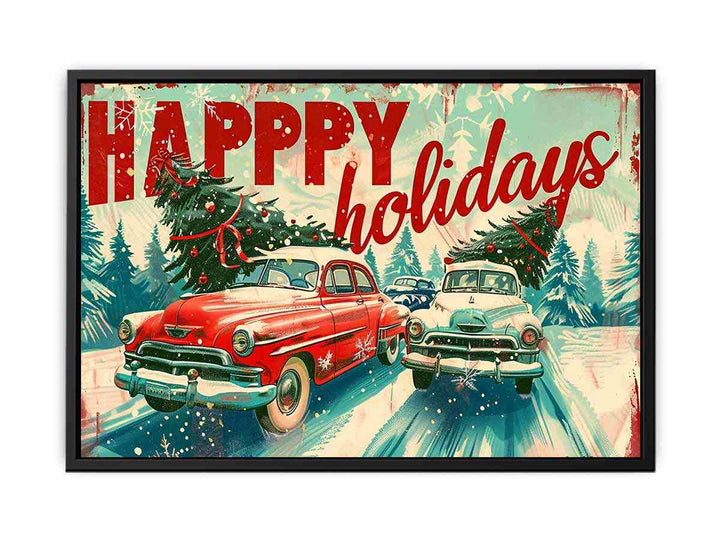 Happy Holidays Poster  Painting