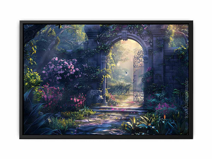 Garden Gate   Painting