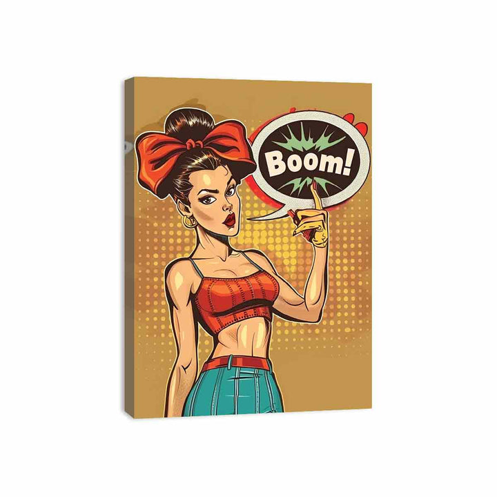 Boom  Canvas Print