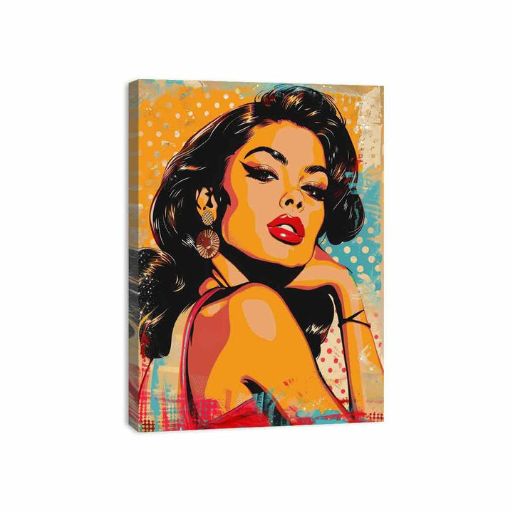 Sexy Lady Canvas Print