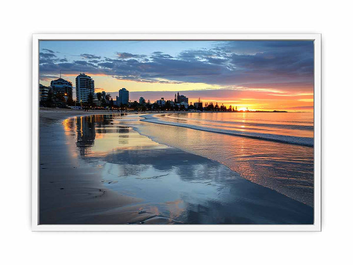 Glenelg Beach  Framed Print