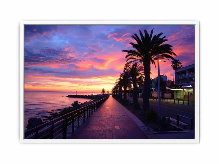 Glenelg Beach  Framed Print