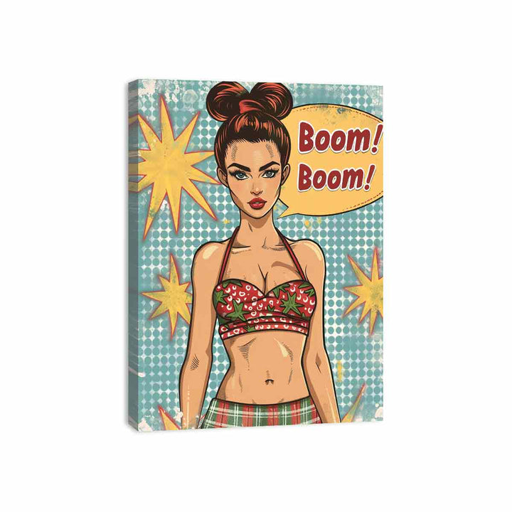 Boom Boom Canvas Print