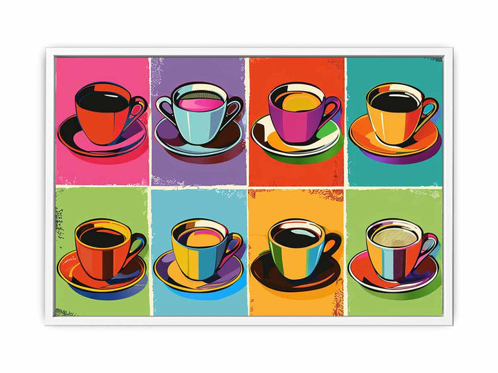 Coffee Cups Framed Print