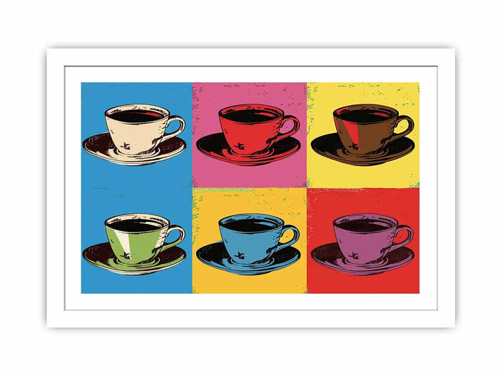 Coffee Cups  Streched canvas