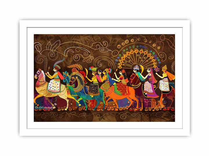 Indian Wedding  Streched canvas