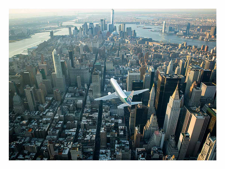 Flight  Over New York