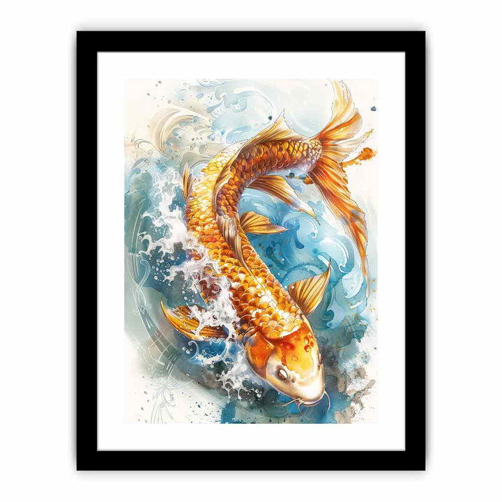 Lucky Koi  Art Print