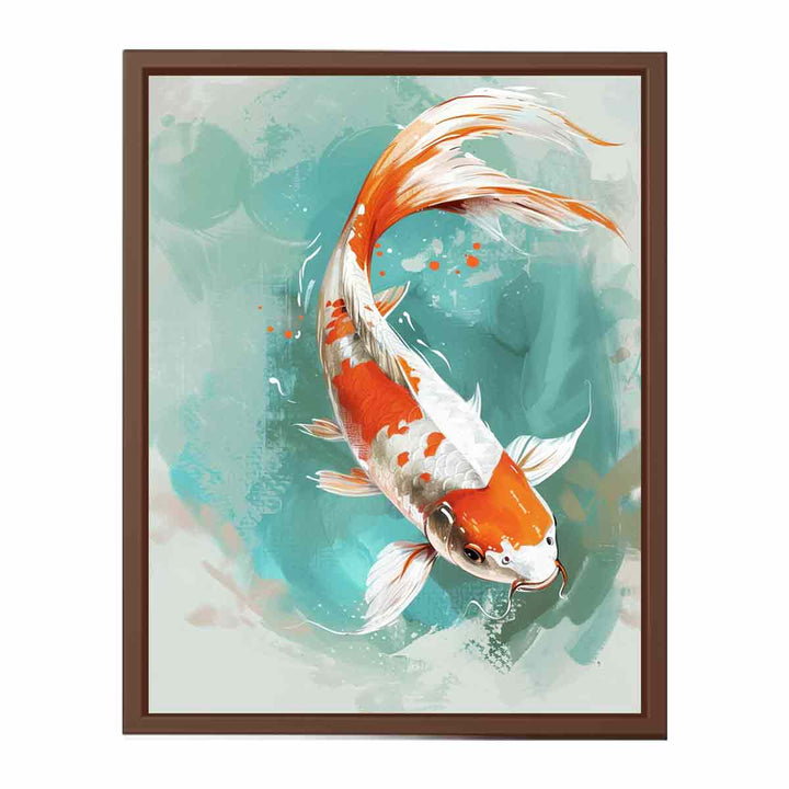 Lucky Koi Fish  Poster