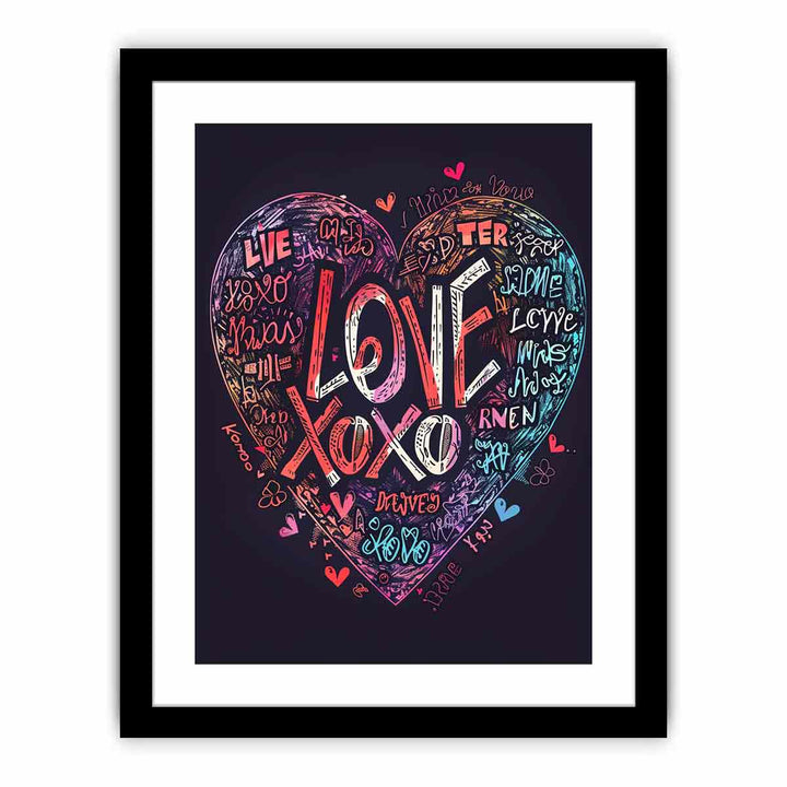 Love Xoxo   Art Print