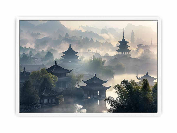 Morning Mist  Framed Print