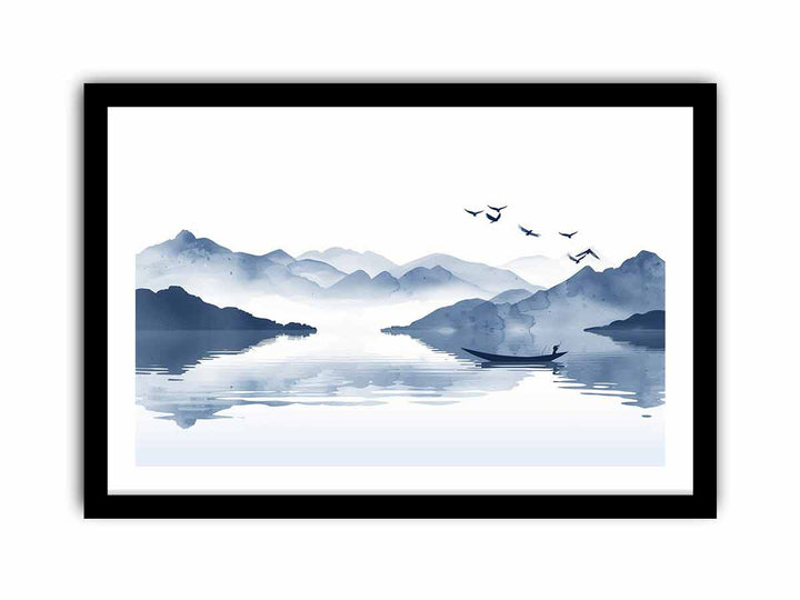 In the Lake   Art Print