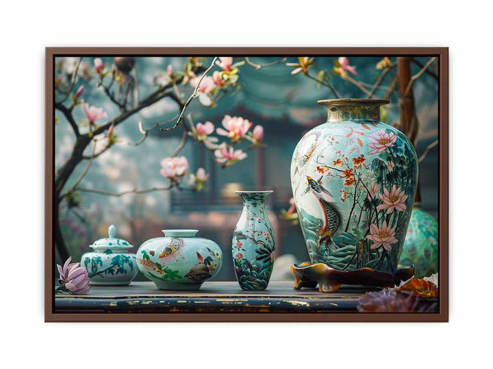 Vases and Tea Sets  Poster