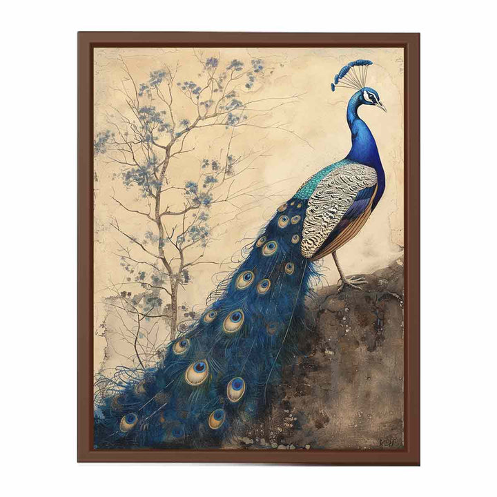 Blue Peacock   Poster